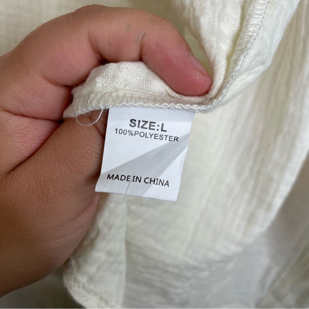 Unbranded Oversized Button Down Long Sleeve Paste… - image 6